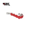 4MX Universal Armadillo Head Pipe Guard 22cm 4 Stroke Red