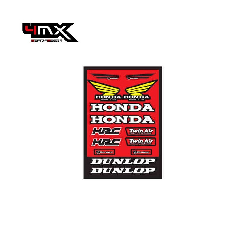 4MX Stickers A4 Honda