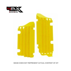 Grelhas de Radiador Amarelo 4MX Suzuki RMZ450 2008-2017