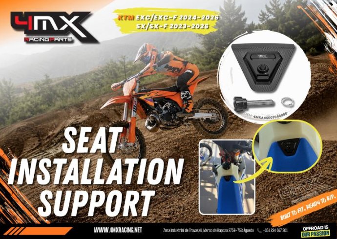Suporte Fixação do Banco 4MX KTM 