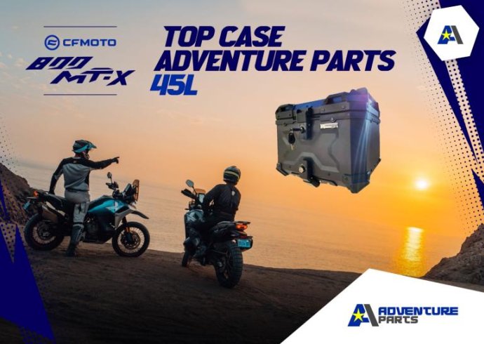 Top Case Adventure Parts 45L Black