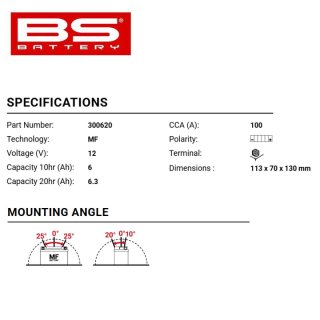 Bateria BS BTX7L-BS