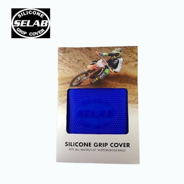 Selab Knobbed Grip Cover Electro Blue - Universal