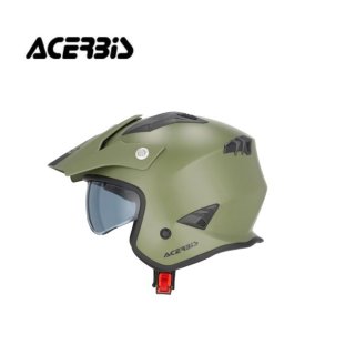 Capacete Acebis Jet Aria 2206 Verde Militar