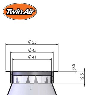 Filtro de Combustível TwinAir Kawasaki KX 450F 2009-2022 KX 250F 2011-2022