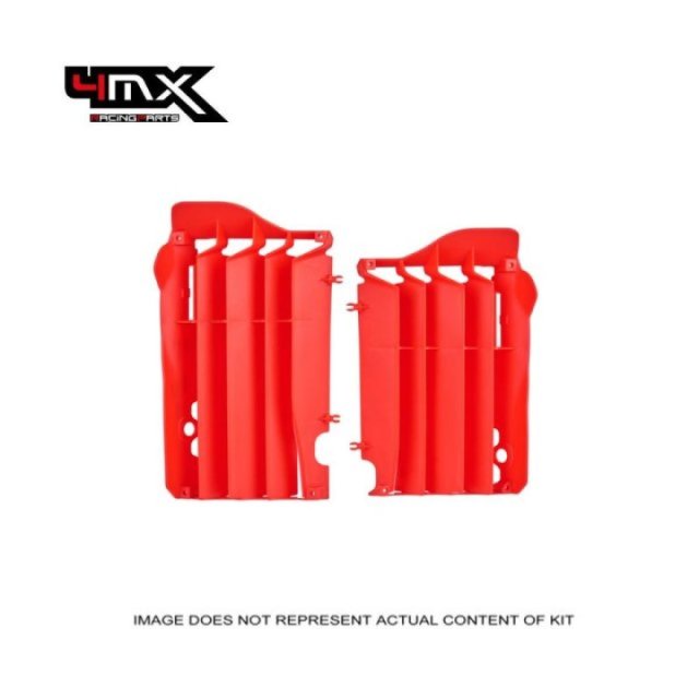  4MX Red Radiator Louvers KTM EXC 125/ 250/ 300 2017-2023