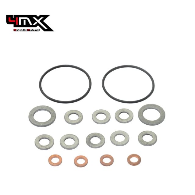 4MX Oring + Drain Plug Washers Kit for Oil Filter Honda CRF 250R 04-26 CRF 450R 02-26