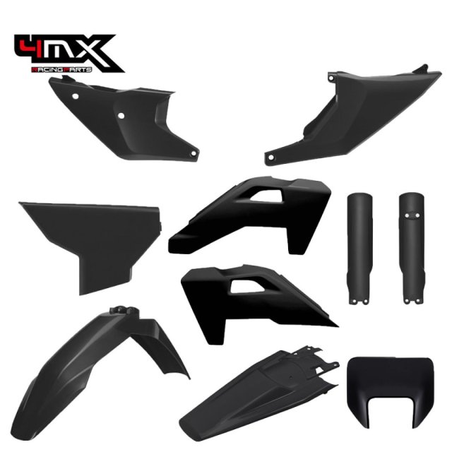4MX Complete Plastic Kit Husqvarna TE/FE 2026 Black