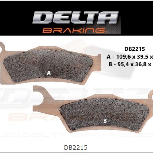Pastilhas de Travão Frente Direita Delta Braking CAN-AM 450/500/800/1000 OUTLANDER / RENEGADE