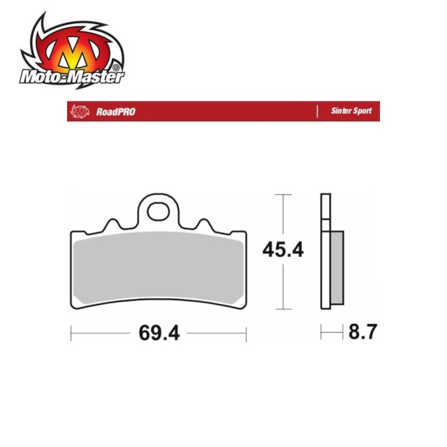 Brake Pad Front Right Sinter Sport Moto Master KTM Duke 125 23-26 Duke 390 24-25