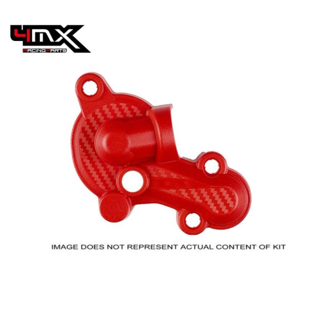 4MX Water Pump Protector Honda CRF 250 R 2018-2026 Red