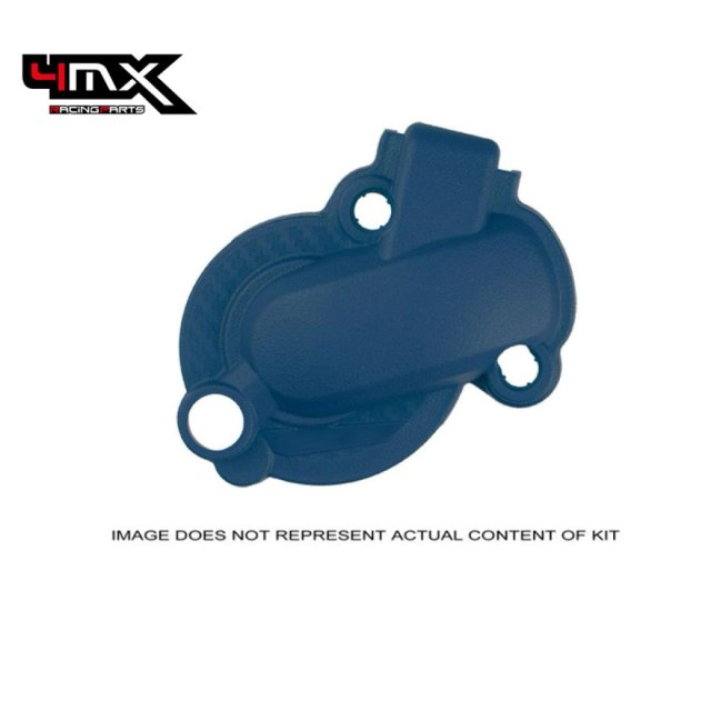 Proteção Bomba de Água 4MX KTM EXC 250 20-23 Husqvarna TC 250 19-22 GasGas EC 250 21-23 Azul