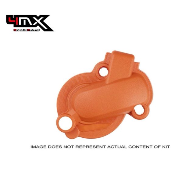 Proteção Bomba de Água 4MX KTM SXF 450 16-25 Husqvarna FC 450 16-22 GasGas MC-F 450 21-23 Laranja