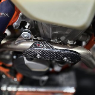 4MX Universal Carbon Exhaust Heat Guard 4Stroke