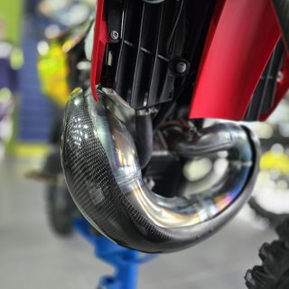 Proteção Escape Carbono 4MX KTM EXC 125 12-16 SX 125/144/150 11-15