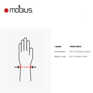 Mobius X8 Wrist Brace White/Yellow
