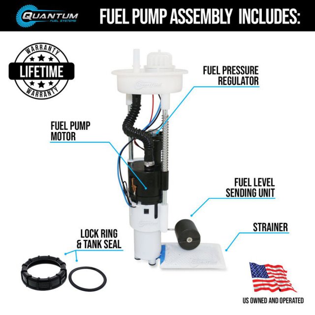 QFS OEM REPLACEMENT IN-TANK EFI FUEL PUMP ASSEMBLY, RANGER900 13-23 RANGER XP1000(2521307)