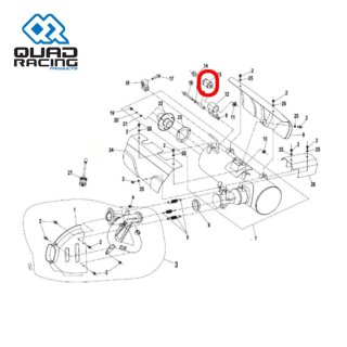 SINOBLOCO TRIANGULO SUSPENSÃO QR CFORCE500 07-22 UFORCE1000 19-25